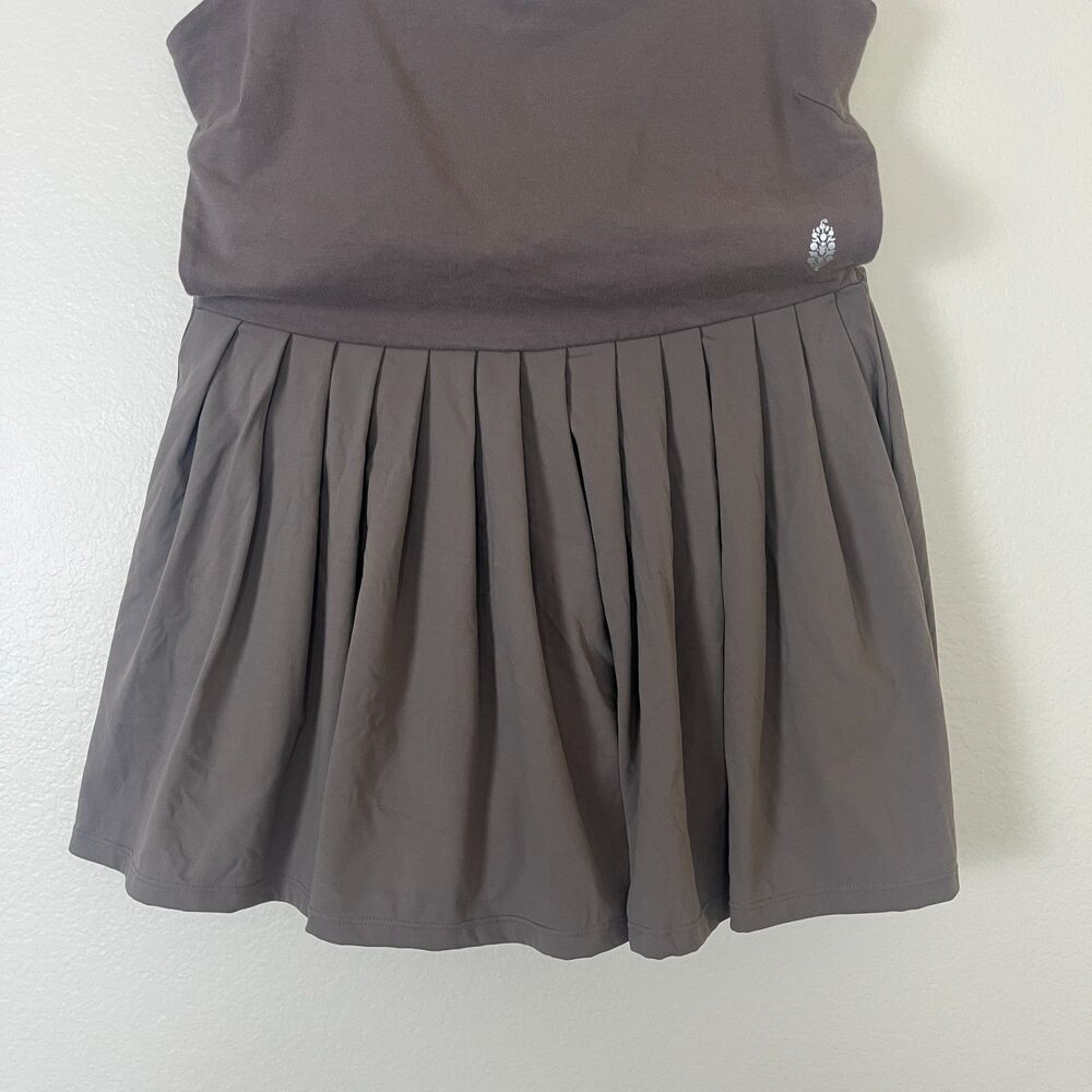 Free People Women Size L Pumice So Simple Mini Dress Tennis Casual Workout Sport - Picture 11 of 13